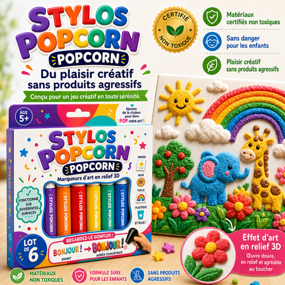 Économisez 50 % en commandant aujourd’hui丨🤡𝐁i𝐥𝐥𝐡𝐨𝐥® Stylo artistique 3D en relief – Transformez vos dessins plats en créations 3D à toucher
