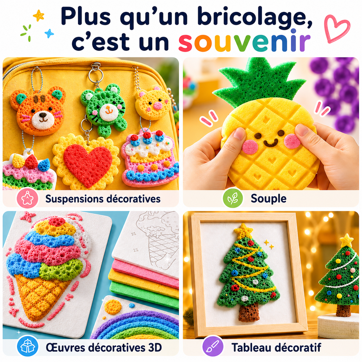 Économisez 50 % en commandant aujourd’hui丨🤡𝐁i𝐥𝐥𝐡𝐨𝐥® Stylo artistique 3D en relief – Transformez vos dessins plats en créations 3D à toucher