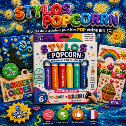 Économisez 50 % en commandant aujourd’hui丨🤡𝐁i𝐥𝐥𝐡𝐨𝐥® Stylo artistique 3D en relief – Transformez vos dessins plats en créations 3D à toucher